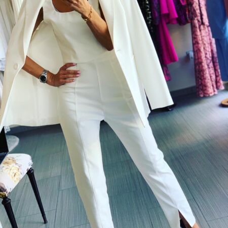 BLAZER BLACK/WHITE/BEIGE-CKONTOVA