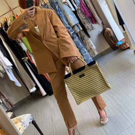 BLAZER BLACK/WHITE/BEIGE-CKONTOVA