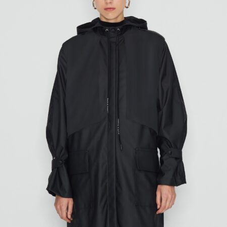 RAINESSENCE RAINCOAT WOMEN/BLACK/KHAKI -NADIA RAPTI