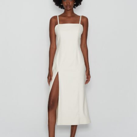 WILD FLOWER DRESS/WHITE-NADIA RAPTI