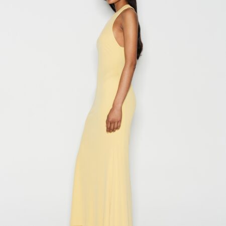 HORIZON DRESS/GREEN/YELLOW/BLACK/ OFF WHITE -NADIA RAPTI