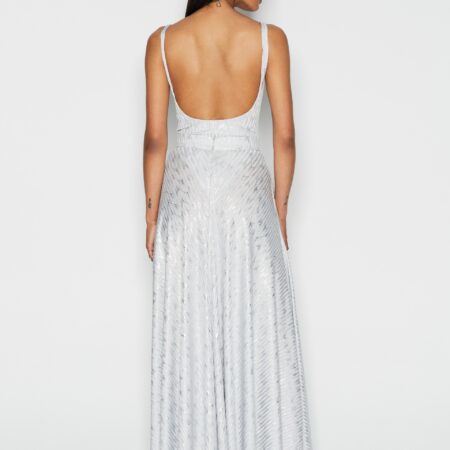 STELLAR SKIRT silver-NADIA RAPTI