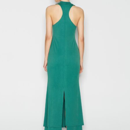HORIZON DRESS/GREEN/YELLOW/BLACK/ OFF WHITE -NADIA RAPTI