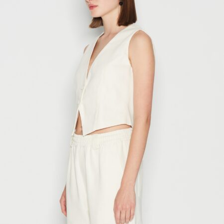 ODYSSEY WAISTCOAT BROWN // BEIGE //NADIA RAPTI