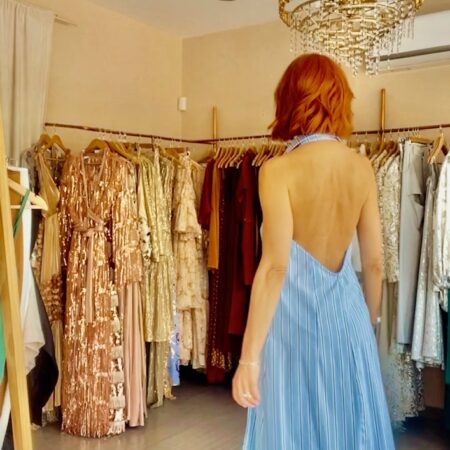 SHIRT DRESS STRIPE BLUE-CKONTOVA