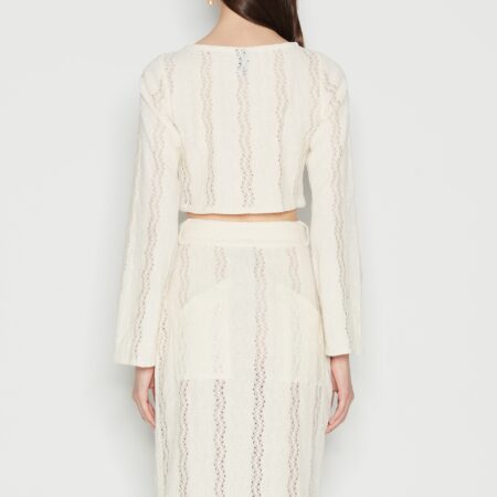 SUNRAYS SKIRT -BEIGE-BLACK //NADIA RAPTI