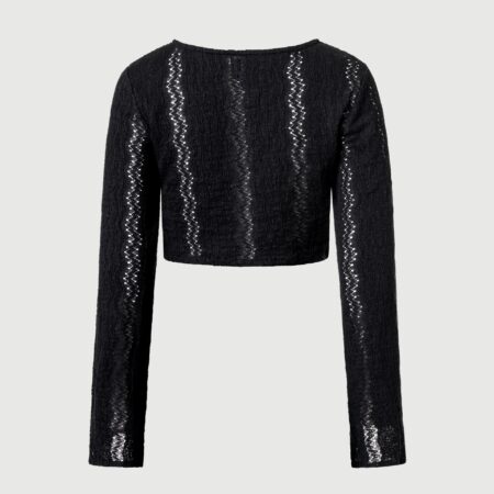 SUNRAYS CROP TOP- BEIGE- BLACK //NADIA RAPTI