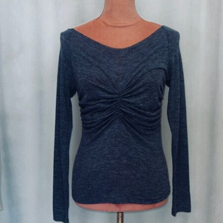 OFF SHOULDER KNIT TOP TERRACOTTA //BLACK//WHITE//DARK PINK//GREY- ONE SIZE-CKONTOVA