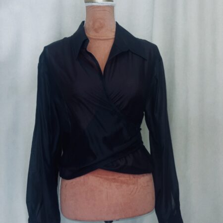 SHEER SHIRT WHITE ONE SIZE/ BLACK ONE SIZE/CHILI ONE SIZE-CKONTOVA