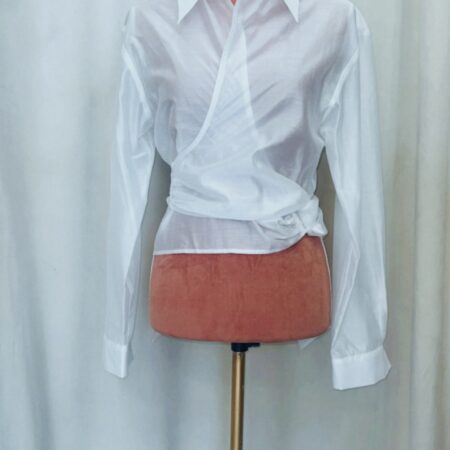 SHEER SHIRT WHITE ONE SIZE/ BLACK ONE SIZE/CHILI ONE SIZE-CKONTOVA