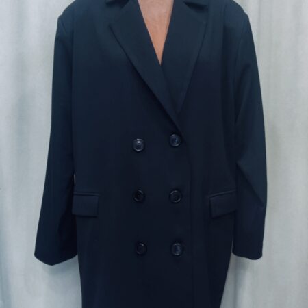 BACKSLIT BLAZER BLACK ONE SIZE//BEIGE ONE SIZE -CKONTOVA