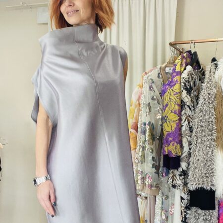 MINI DRESS TOP silver / gold ONE SIZE -CKONTOVA