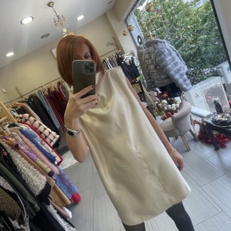 MINI DRESS TOP silver / gold ONE SIZE -CKONTOVA