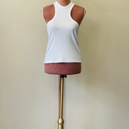 RIB TOP KHAKI -WHITE-BLACK-GREY CKONTOVA