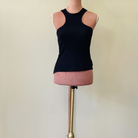 RIB TOP KHAKI -WHITE-BLACK-GREY CKONTOVA