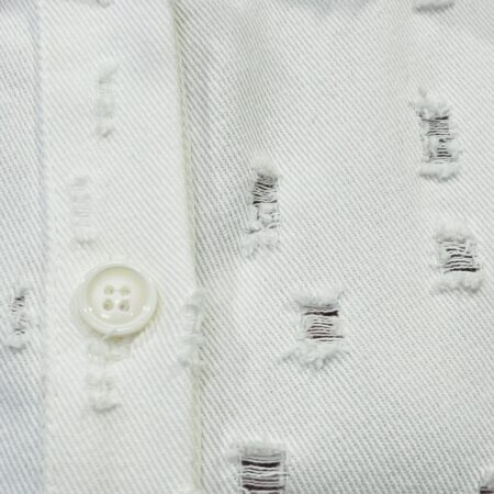 DENIM PANTS BLACK-WHITE /CKONTOVA