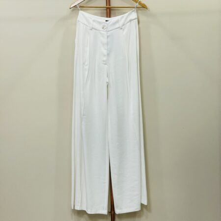 CARAMEL -WHITE-BLACK  WIDE LEG PANTS CKONTOVA