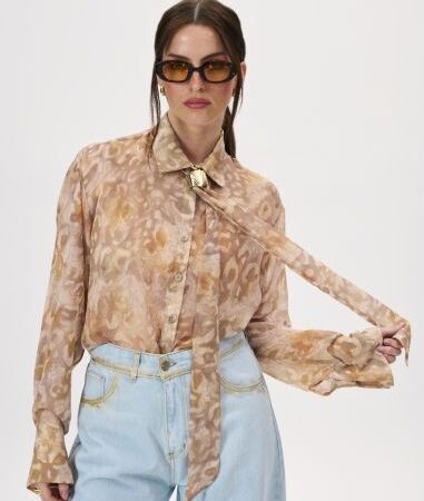 AYANNA BEIGE SHIRT-PROJECT SOMA