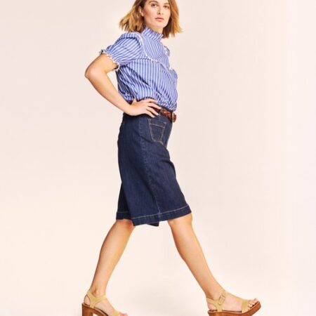 PATCH POCKET CITY SHORTS MARITIME BLUE -PATCH POCKET CITY SHORTS CORNFLOWER BLUE -ONE COLLECTIVE UK