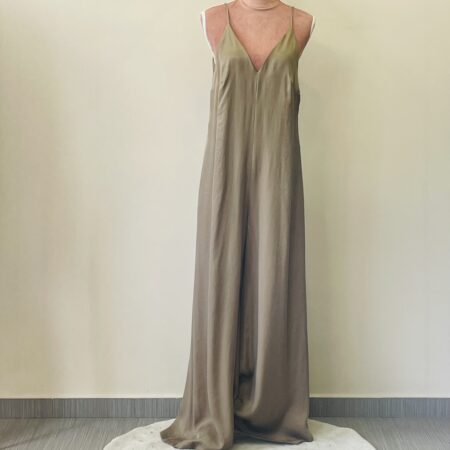 CHOCOLATE FLARED JUMPSUIT-VANILLA FLARED JUMPSUIT-KHAKI FLARED JUMPSUIT-CKONTOVA