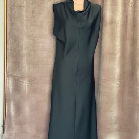 HIGH NECK DRESS BORDEAUX -HIGH NECK DRESS BLACK -CKONTOVA
