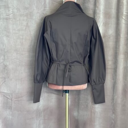 POPLIN VOLUMINOUS TOP BROWN / WHITE /BLACK  -CKONTOVA