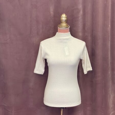 RIB KNIT TOP BORDEAUX ONE SIZE -BLACK RIB KNIT-WHITE RIB KNIT TOP -BROWN RIB KNT CKONTOVA