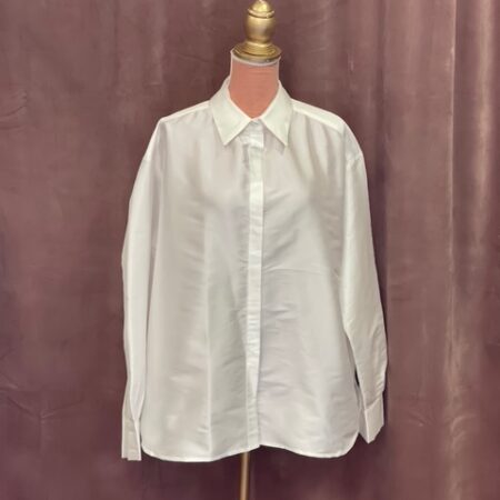 TAFFETA SHIRT WHITE / TAFFETA SHIRT RED -CKONTOVA