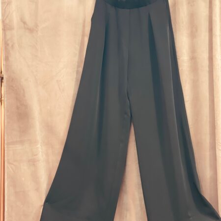 BLACK WIDE LEG PANTS-CKONTOVA