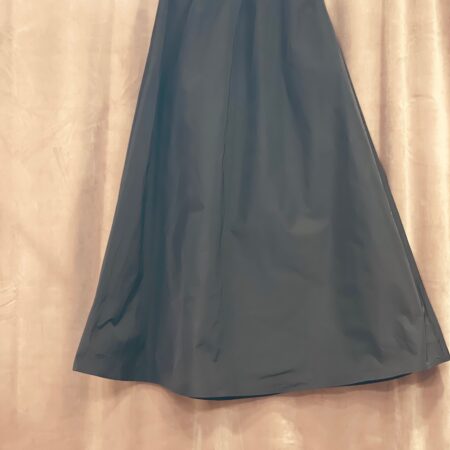 TAFFETA SΚΙRT BLACK-CKONTOVA