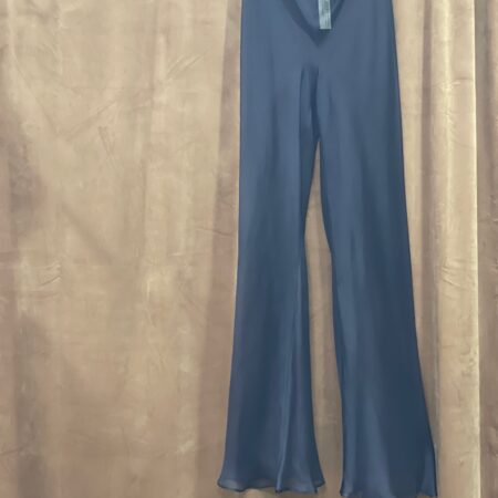 BLUE SILK SHEER PANTS-CKONTOVA