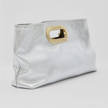 GOT HER ΔΕΡΜΑΤΙΝΗ CLUTCH ΤΣΑΝΤΑ ΚΟΚΚΙΝΗ //ΑΣΗΜΕΝΙΑ//ΜΠΕΖ -LEATHER TWIST