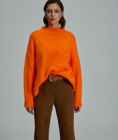 GRANADA ORANGE SWEATER-PROJECT SOMA