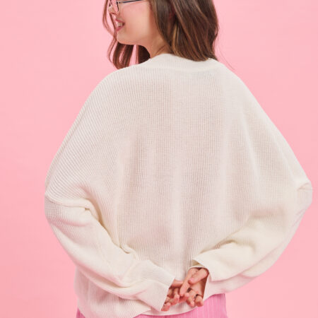 BECOMING OFF-WHITE SWEATER -PROJECT SOMA