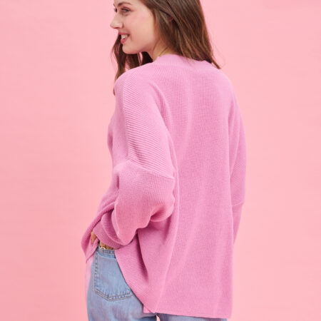 BECOMING PINK SWEATER-PROJECT SOMA