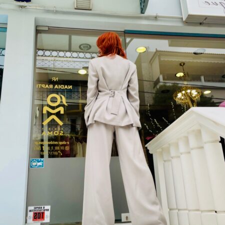 GREY STATEMENT BLAZER-BLACK STATEMENT BLAZER -CKONTOVA