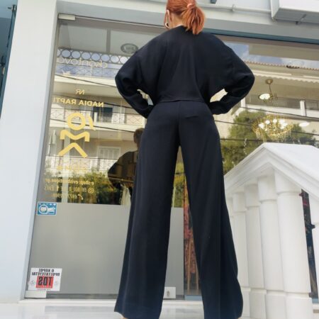 GREY STATEMENT PANTS - BLACK STATEMENT PANTS CKONTOVA