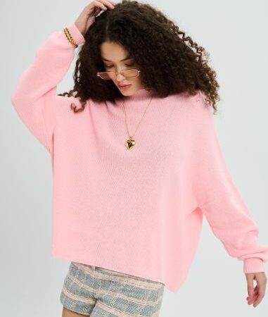 KYLE LIGHT PINK SWEATER-PROJECT SOMA