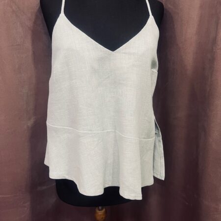 GREY CAMISOLE TOP-CKONTOVA