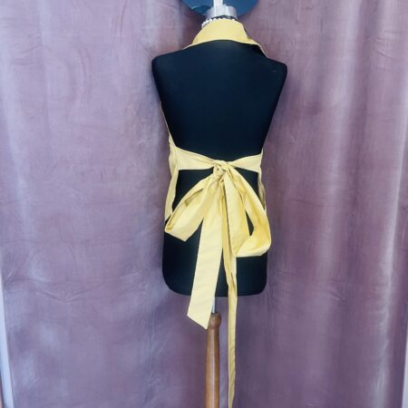 MUSTARD BACKLESS SHIRT-CKONTOVA
