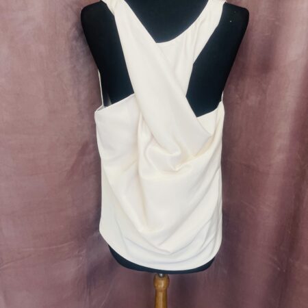 ECRU TWISTED TOP / BLACK TWISTED TOP /BORDEAUX TWISTED TOP CKONTOVA