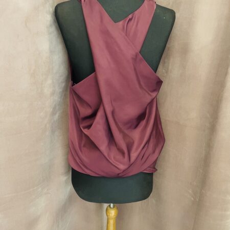 ECRU TWISTED TOP / BLACK TWISTED TOP /BORDEAUX TWISTED TOP CKONTOVA
