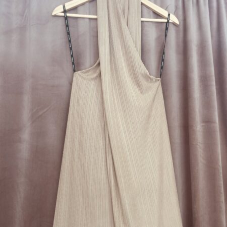 BEIGE JERSEY BLOUSE-CKONTOVA