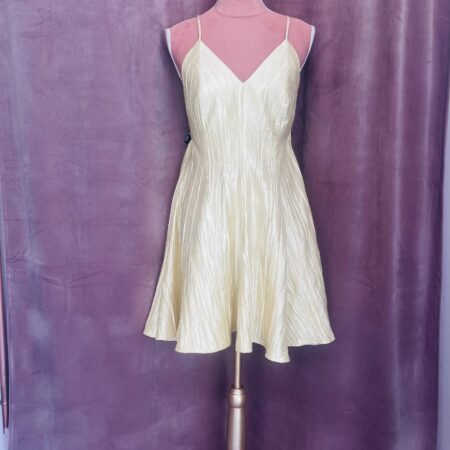 YELLOW DIVOTE MINI DRESS-CKONTOVA