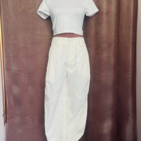 BLUE HIGH WAIST CARGO PANTS-BLACK HIGH WAIST CARGO PANTS-WHITE HIGH WAIST CARGO PANTS CKONTOVA
