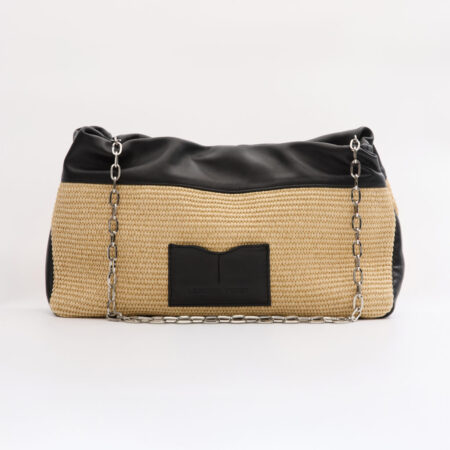 VELVET MINI ΔΕΡΜΑΤΙΝΗ ΤΣΑΝΤΑ ΨΑΘΑ