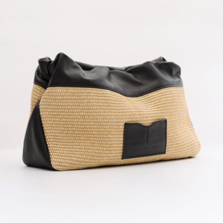 VELVET MINI ΔΕΡΜΑΤΙΝΗ ΤΣΑΝΤΑ ΨΑΘΑ