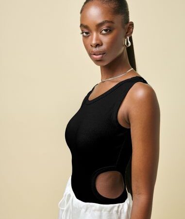 BALSAM BLACK BODYSUIT-PROJECT SOMA