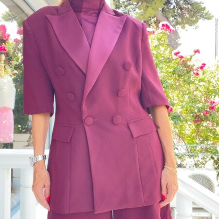 BLUE POWER BLAZER  &  BORDEAUX POWER BLAZER-  CKONTOVA