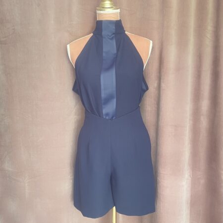 BLUE POWER HALTER BLOUSE -BORDEAUX POWER HALTER BLOUSE -CKONTOVA